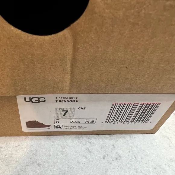 UGG Kids Brown Boots with Cream Sole