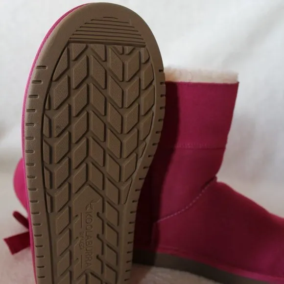 UGG KOOLABURRA NEW SUEDE BOW GIRLS‎ BOOTS PINK