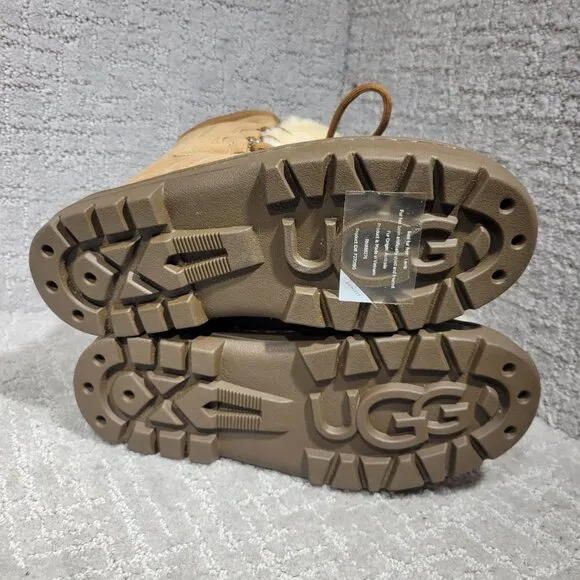 UGG Mukluk Revival Women's Size 5 US Chestnut Suede Sheepskin Winter Boots