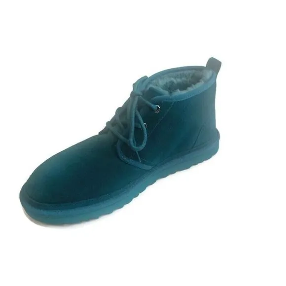 UGG Neumel Ankle Chukka Casual Suede Boots Mens Sz 12 Womens 13 Marina Blue 3236