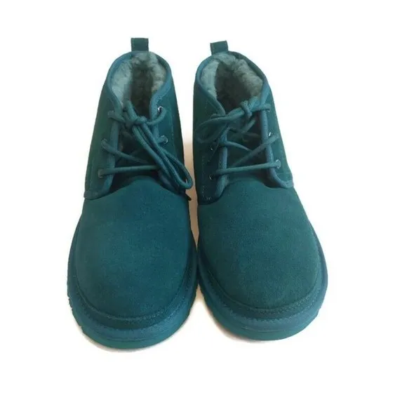 UGG Neumel Ankle Chukka Casual Suede Boots Mens Sz 12 Womens 13 Marina Blue 3236