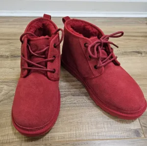 UGG Neumel boots, samba red, US 10
