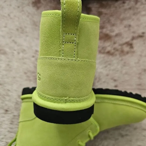 UGG Neumel Chopd Graphic Logo Men's Suede Chukka Boots in Neon Size 10 NEW