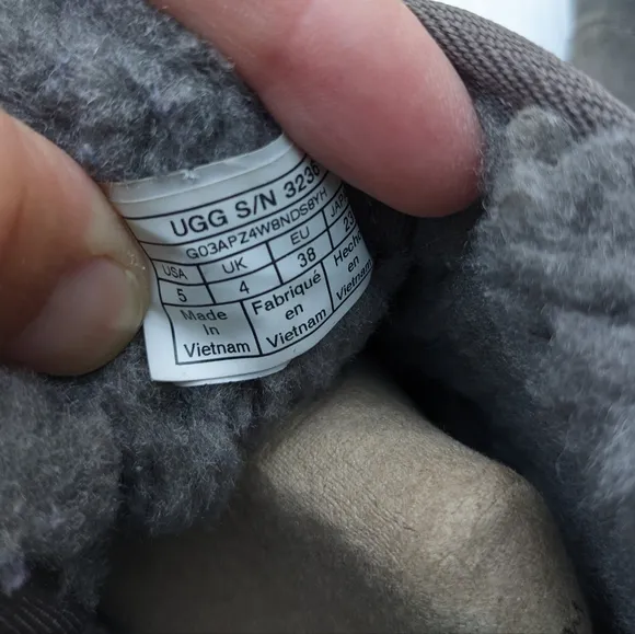UGG Neumel Gray Suede Leather Chukka Ankle Boots