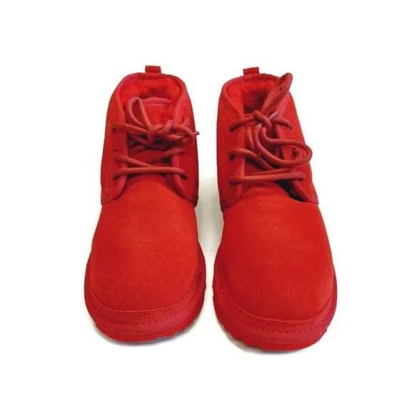 UGG Neumel II Chukka Boots Suede Big Kids Size 5 Womens Sz 6 Samba Red 1017320K