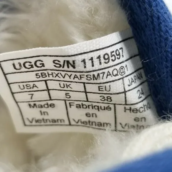 UGG Neumel Natural Indigo Womens Boots Ankle Chukka Shoes Size 7