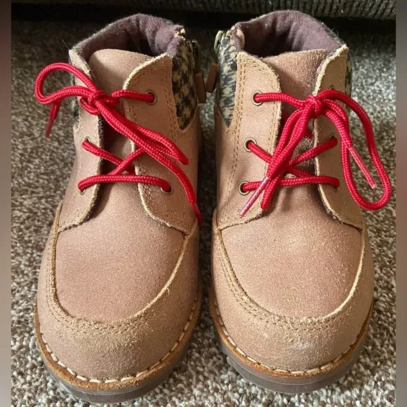 Ugg Orin Suede Toddler Youth Boots Size 10 Chestnut Brown EUC