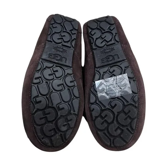 UGG Plush Men's Slipper Ascot Corduroy II Lined Stout Brown US 7