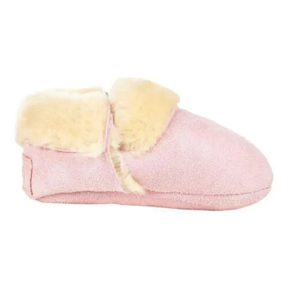 UGG Solvi 1017193I Infant/Toddler Pink Sheepskin Low Top Casual Boots UGG282