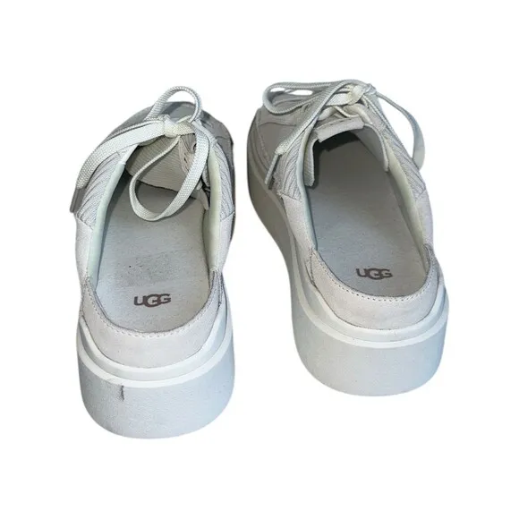 UGG Women's EZ-Duzzit Mule Slide On Platform Sneakers Size 10 White