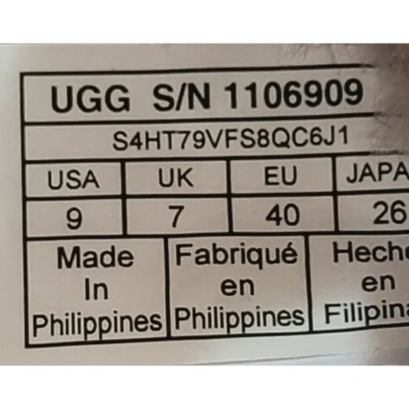 UGG Women's Size 9 Cinched fur mini boots.