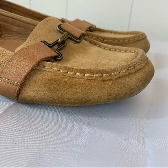 UGG AVEN SUEDE Driving Loafer Slip On Shoes 8.5