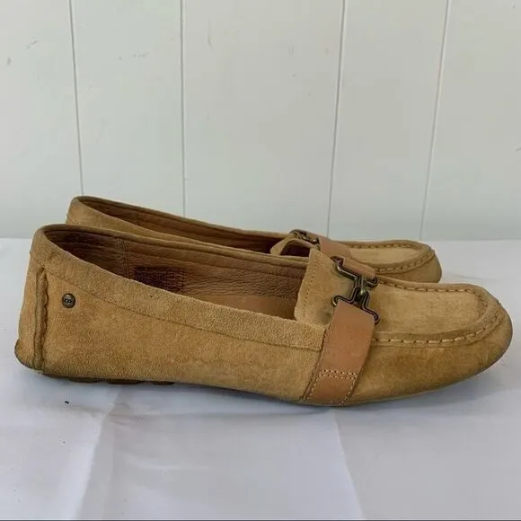 UGG AVEN SUEDE Driving Loafer Slip On Shoes 8.5