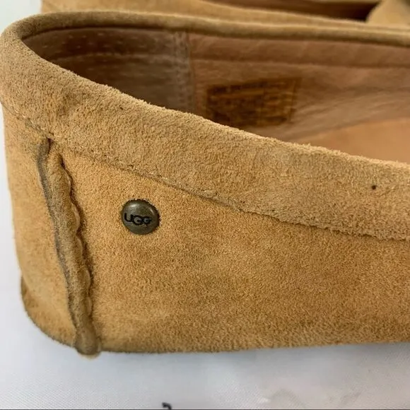 UGG AVEN SUEDE Driving Loafer Slip On Shoes 8.5