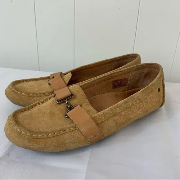UGG AVEN SUEDE Driving Loafer Slip On Shoes 8.5
