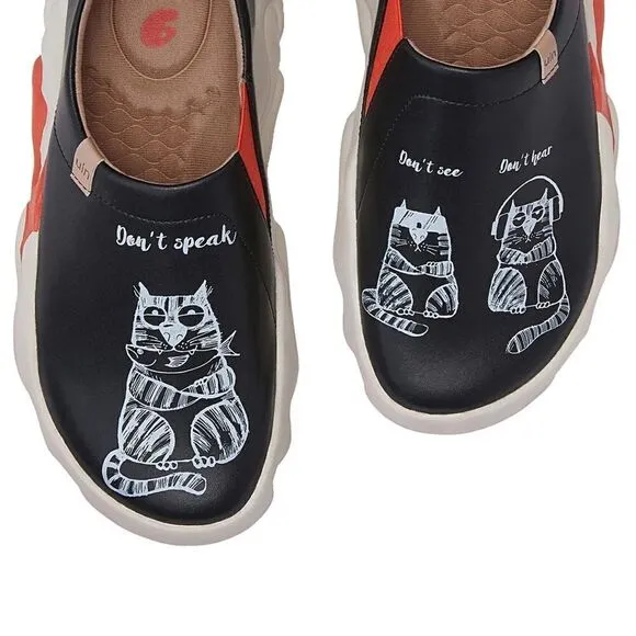 UIN Men's Walking Travel Shoes Casual Sneaker Toledo ⅩⅢ (Don't Do Anything 4)