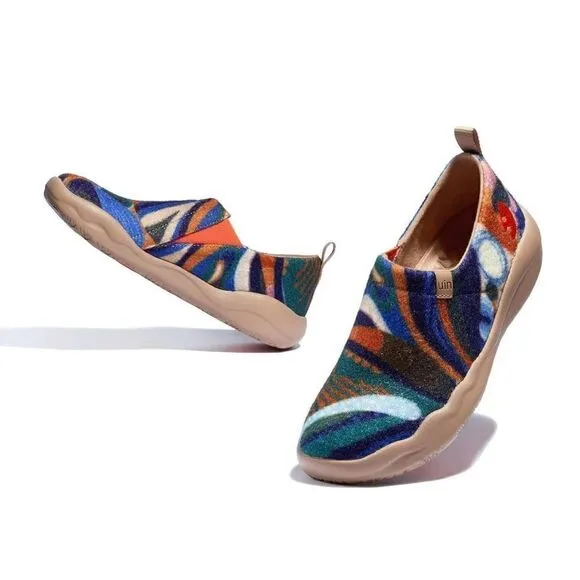 UIN Women's Walking Shoes Slip On Casual Sneaker Toledo (Thinking Space )
