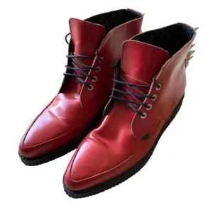 Undeground Red Boots Made in England Size 11
