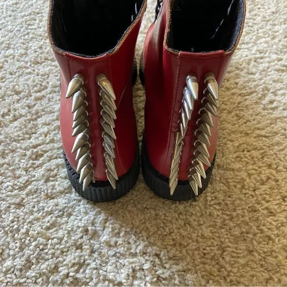 Undeground Red Boots Made in England Size 11