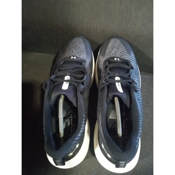 Under Armour Men's Size 13 Infinite Pro Black/White Running Shoes 2024