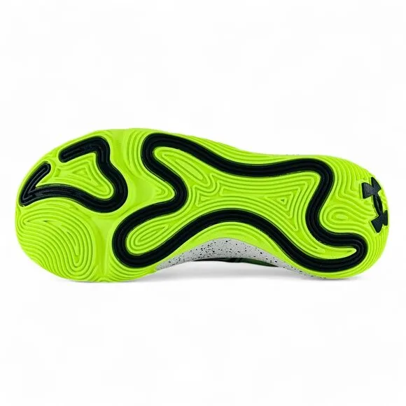 Under Armour Spawn 6 High Vis Yellow Black Men's Basketball Shoes 3027263-300