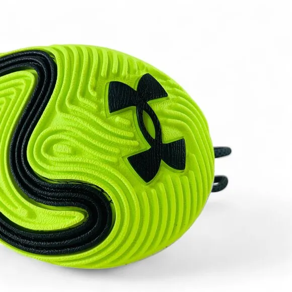 Under Armour Spawn 6 High Vis Yellow Black Men's Basketball Shoes 3027263-300