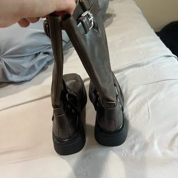 Vagabond Dark Brown Leather Boots