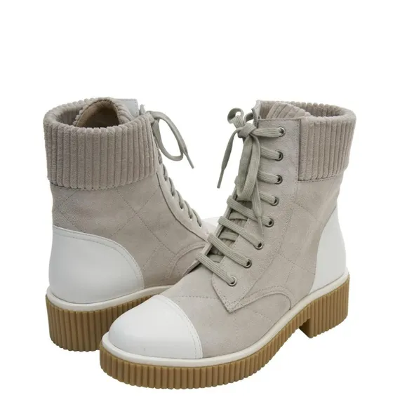 Vaneli Mage Boots in Light Grey Nival Combo, Size 7.5 New w/o Box Retail $250