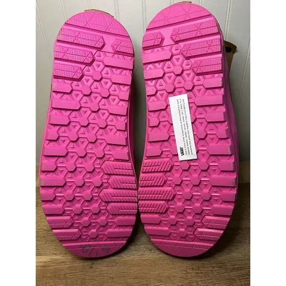 VANS SK8 Hi MTE-2‎ Hiking Boots Dip Pink Suede Duck Shoes Mens 6.5 Womens 8 New