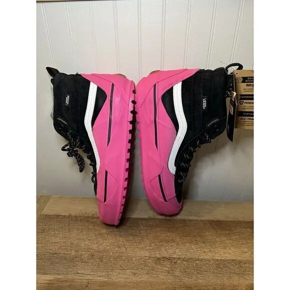 VANS SK8 Hi MTE-2‎ Hiking Boots Dip Pink Suede Duck Shoes Mens 6.5 Womens 8 New