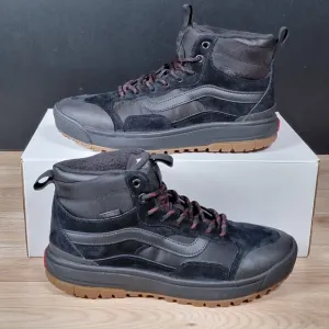 VANS Ultrarange Exo Hi MTE-1 Shoes Mens Size 8 Boots Black Gum Primaloft