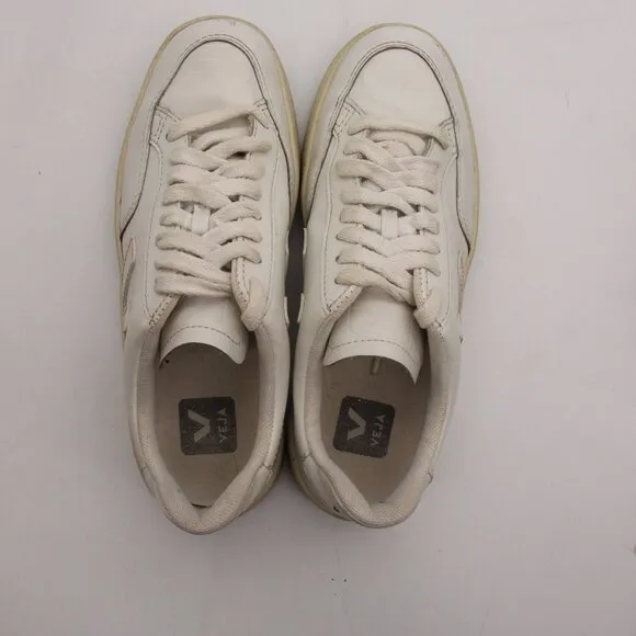 Veja Campo White Leather Women's Size US 5 Low Top Fashion Shoes Sneakers