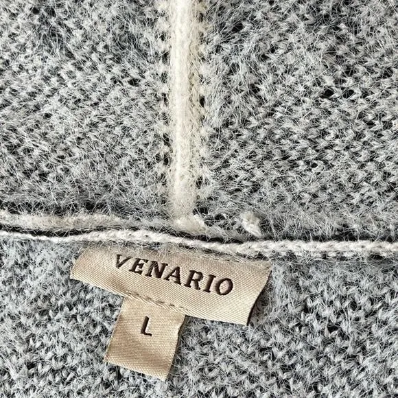 VENARIO women's Vest Sweater Callie Southwestern Design size L - LARGE