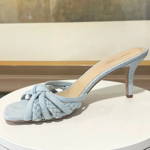 🌹VERONICA BEARD🌹Misa Knot-Front Heel Slide Sandals Size: 10M