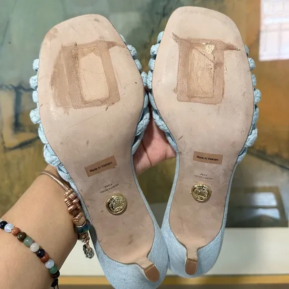 🌹VERONICA BEARD🌹Misa Knot-Front Heel Slide Sandals Size: 10M
