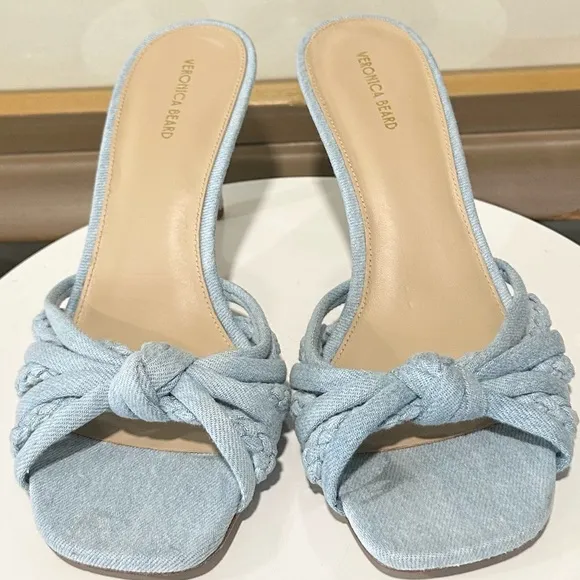 🌹VERONICA BEARD🌹Misa Knot-Front Heel Slide Sandals Size: 10M