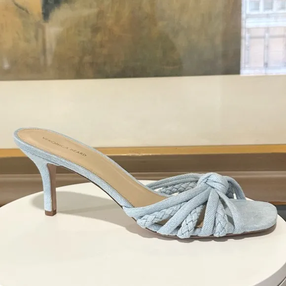 🌹VERONICA BEARD🌹Misa Knot-Front Heel Slide Sandals Size: 10M