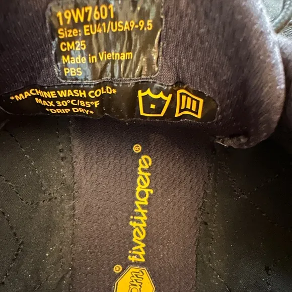 Vibram Black and Yellow FiveFingers V Shoes Size 9-9.5