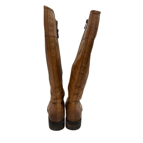 Vince Camuto Brown Leather Boots Size 7.5M