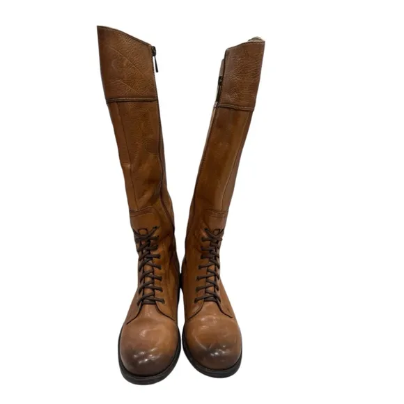 Vince Camuto Brown Leather Boots Size 7.5M