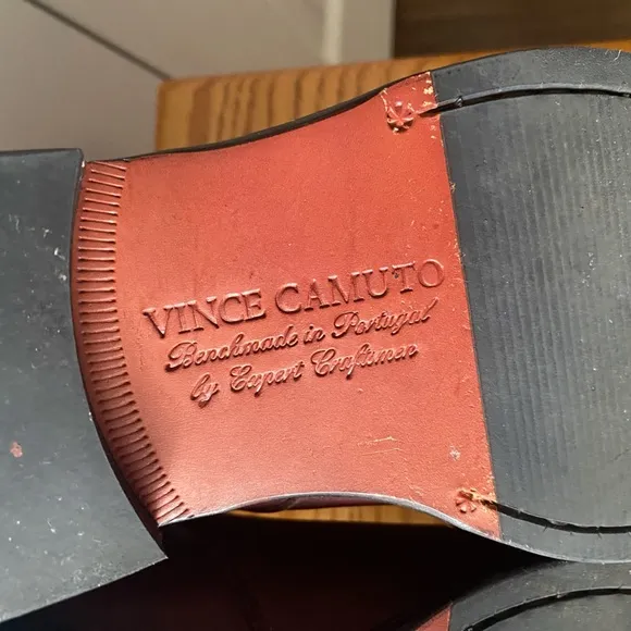VINCE CAMUTO Hop Cordovan Leather Jodhpur Ankle Boots SZ 8M