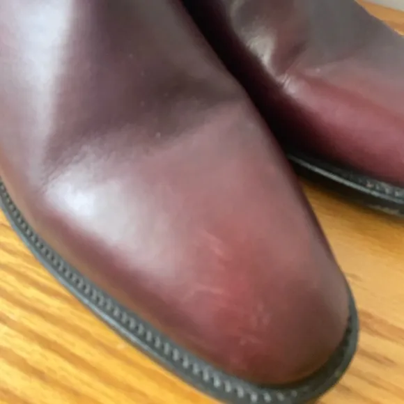 VINCE CAMUTO Hop Cordovan Leather Jodhpur Ankle Boots SZ 8M