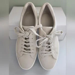 Vince Leather Platform Sneakers Women's 7