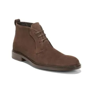 VINCE. Mens Brown Brunswick Round Toe Block Heel Leather Chukka Boots 8 M