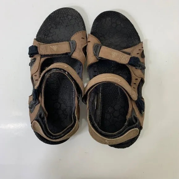 Vintage 90’s Nike Air Deschütz Men’s Sandals Brown and Black Size 10
