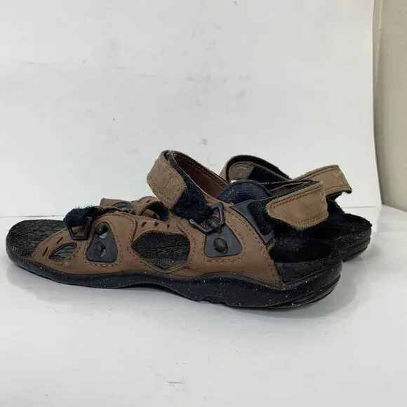 Vintage 90’s Nike Air Deschütz Men’s Sandals Brown and Black Size 10