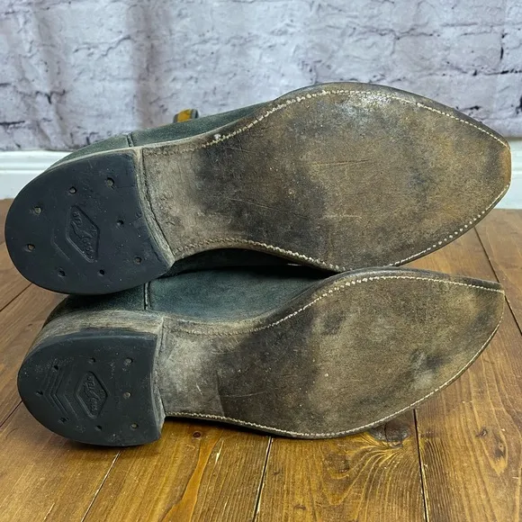 Vintage California Boots men’s suede western boots