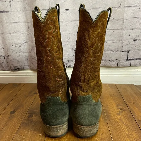 Vintage California Boots men’s suede western boots