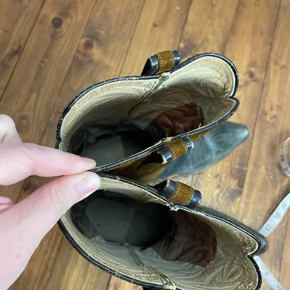 Vintage California Boots men’s suede western boots