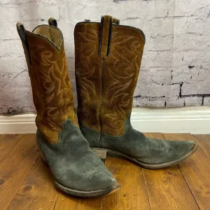 Vintage California Boots men’s suede western boots